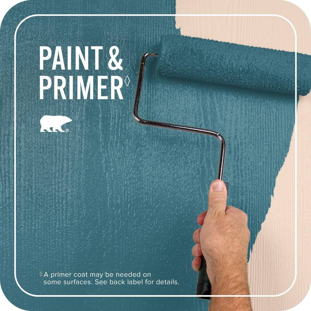 BEHR PREMIUM PLUS 1 qt. #530D-7 Grand Rapids Flat Exterior Paint & Primer (2)
