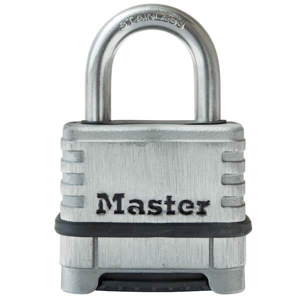 Master Lock Stainless Steel Outdoor Combination Lock, Resettable (2)