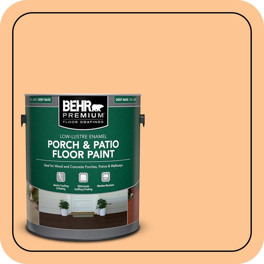 BEHR PREMIUM #P220-4 Textured Low-Lustre Enamel Interior/Exterior Porch and Patio Anti-Slip Floor Paint (1)