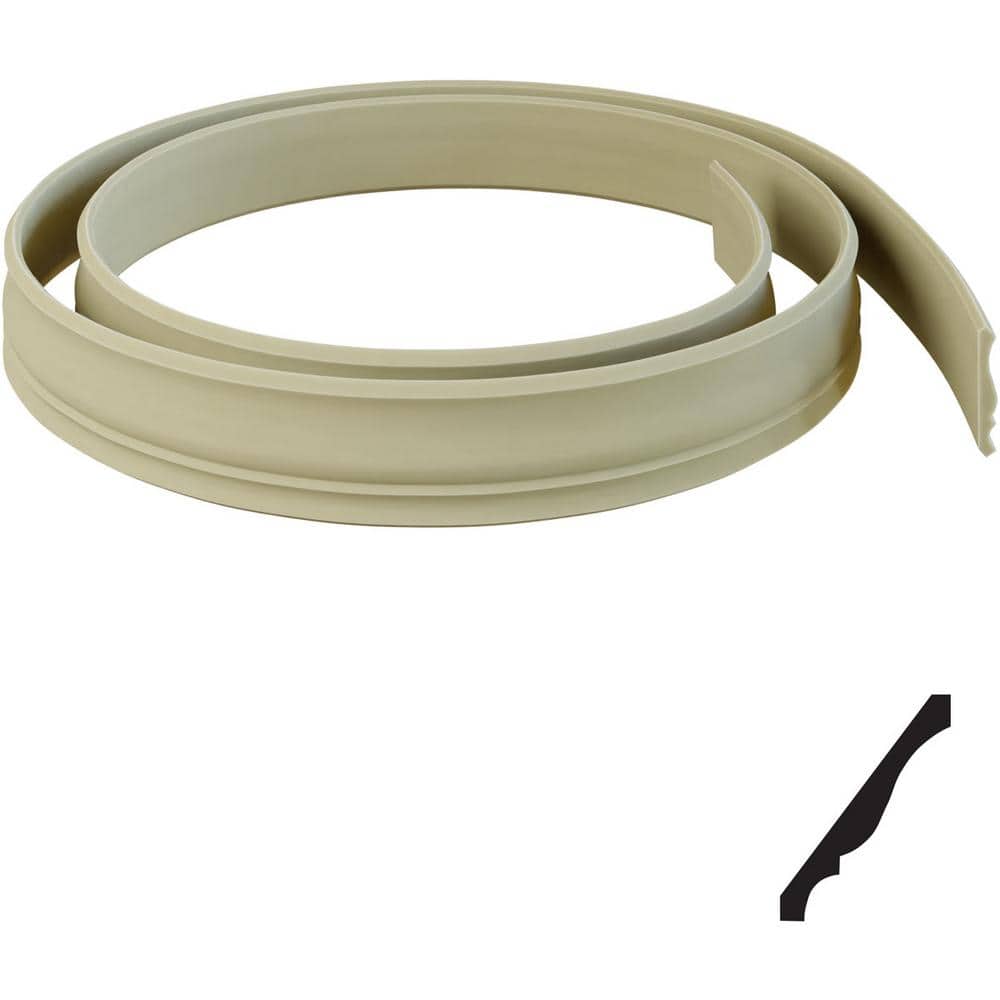 Ekena Millwork 9/16 in. x 144 in. x 4 5/8 in. Resin Crown Flexible Moulding (1)