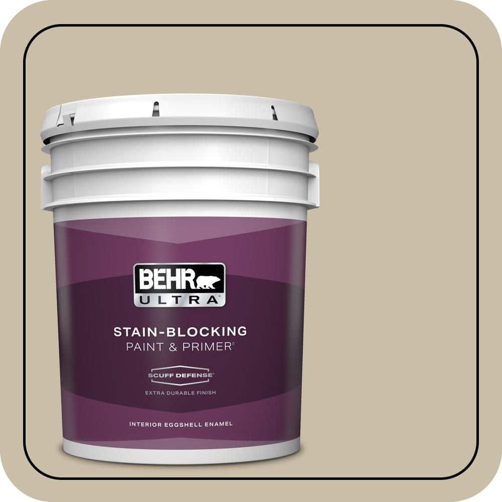 BEHR ULTRA 5 gal. #PWL-91 Pale Bamboo Extra Durable Eggshell Enamel Interior Paint & Primer