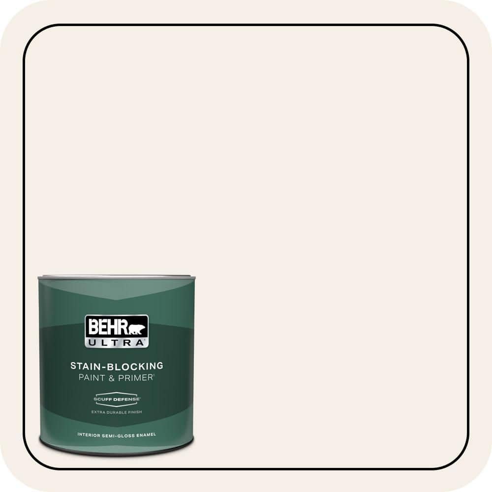 BEHR ULTRA 1 qt. #PWN-35 Devonshire Extra Durable Semi-Gloss Enamel Interior Paint & Primer