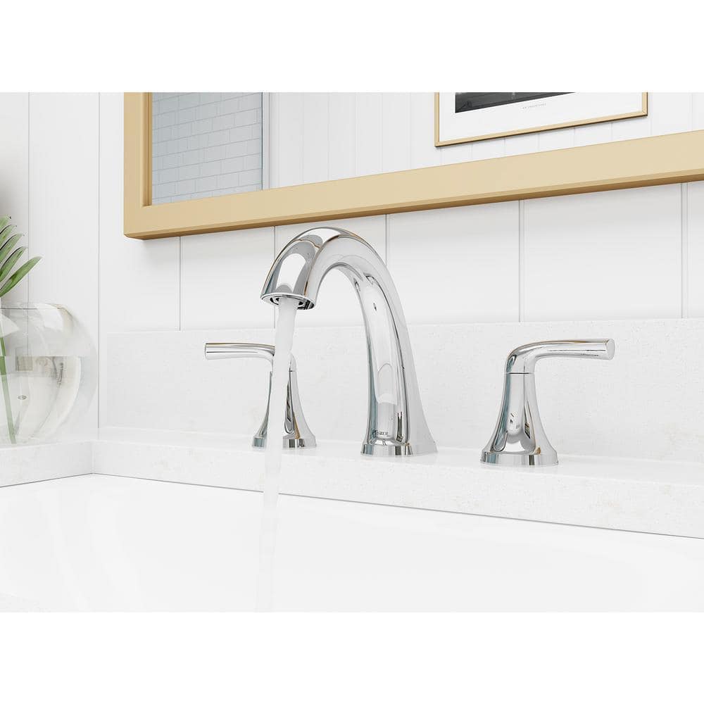 Pfister Ladera 8 in. Widespread Double Handle Bathroom Faucet in Polished Chrome (4)