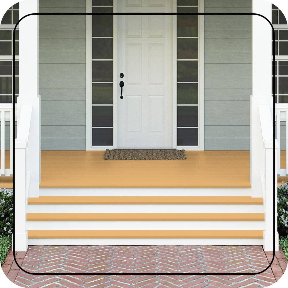 BEHR PREMIUM #BIC-29 Textured Low-Lustre Enamel Interior/Exterior Porch and Patio Anti-Slip Floor Paint (2)