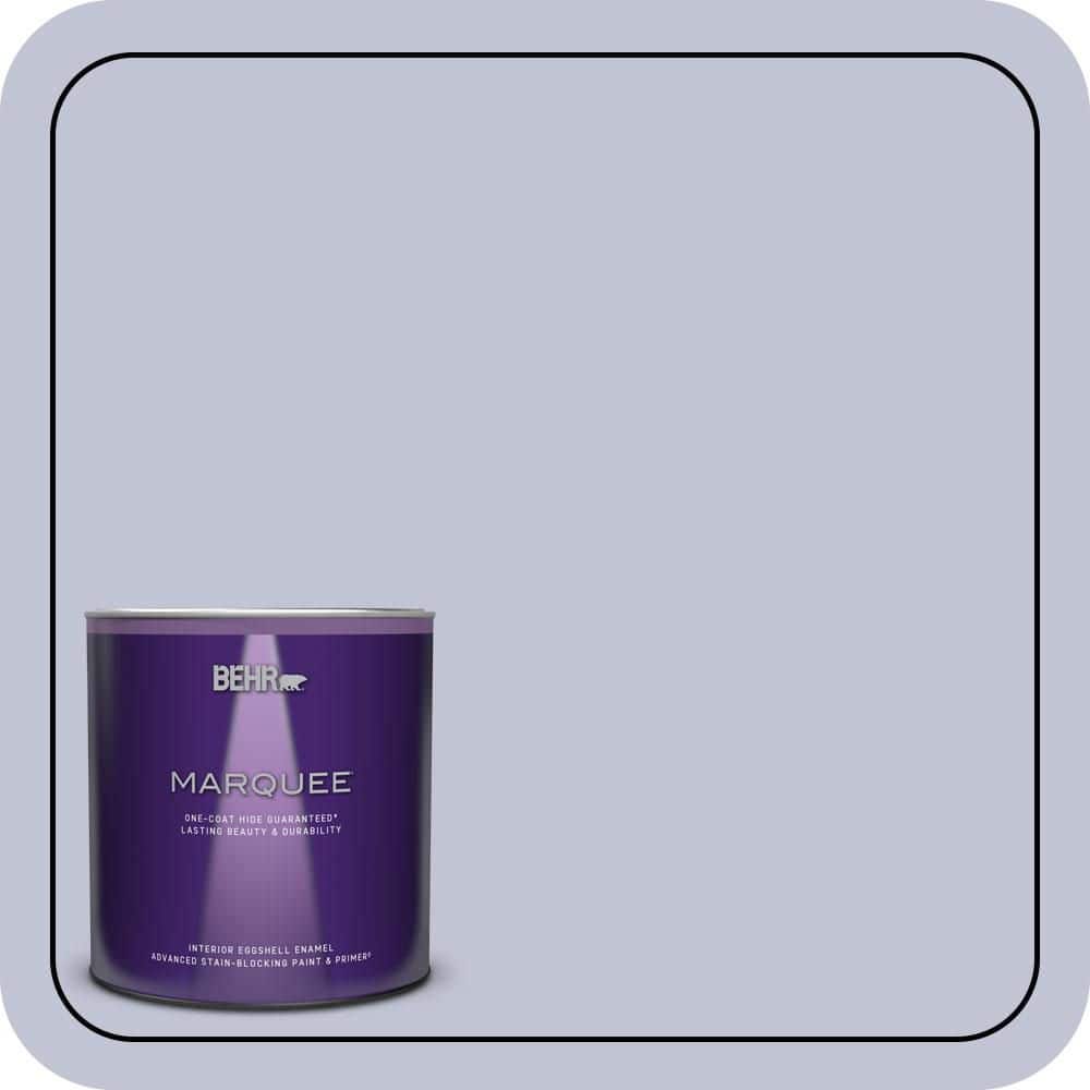 BEHR MARQUEE 1 qt. #630E-3 Grape Lavender Eggshell Enamel Interior Paint & Primer