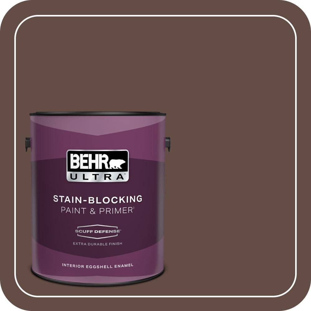 BEHR ULTRA 1 gal. #PPU3-20 Cinnabark Extra Durable Eggshell Enamel Interior Paint & Primer