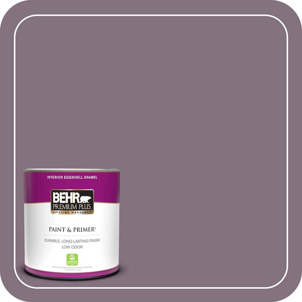 BEHR PREMIUM PLUS #690F-6 Wine Frost Enamel Low Odor & Primer