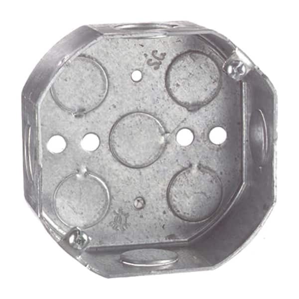 Steel City 4 in. Octagon Box with 1/2 in. Knockouts (5415112-30R) (2)
