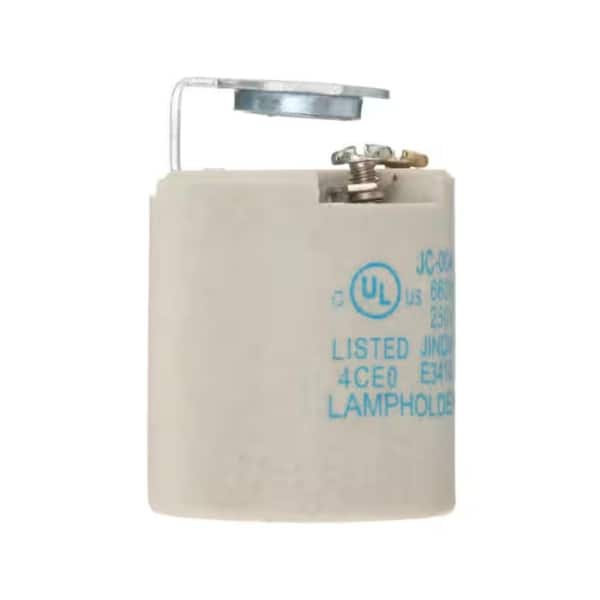 Bel Air Lighting 2-3/16 in. Porcelain Standard Base Fixture Socket with 1/4-IP Hickey Included