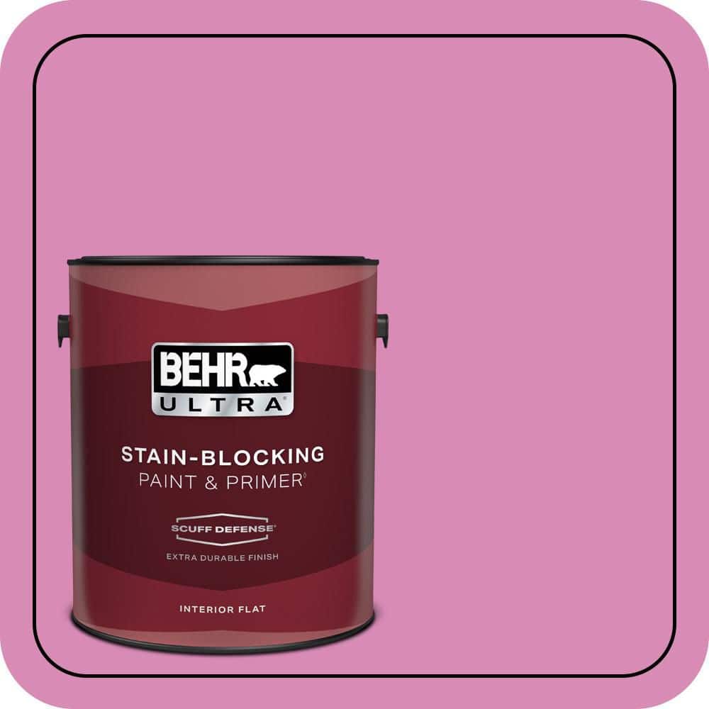 BEHR ULTRA 1 gal. #P120-3 High Maintenance Extra Durable Flat Interior Paint & Primer (1)