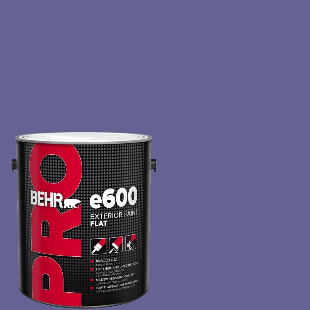 BEHR PRO 1 gal. #T15-13 Prime Purple Flat Exterior Paint