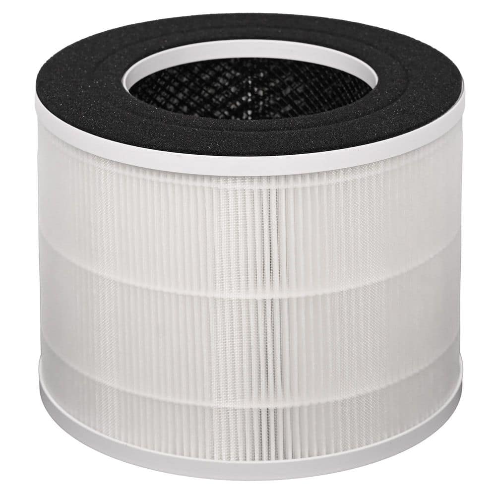 Edendirect 1200 sq. ft. Room Air Purifier Replacement Filters in White, True HEPA H13, for Wildfire, Dust, Pollen, Ozone-Free (1)