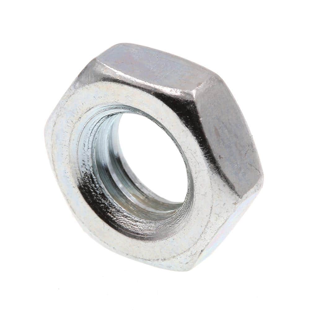 Prime-Line 5/16 in.-18 A563 Grade A Zinc Plated Steel Hex Jam Nuts (100-Pack)