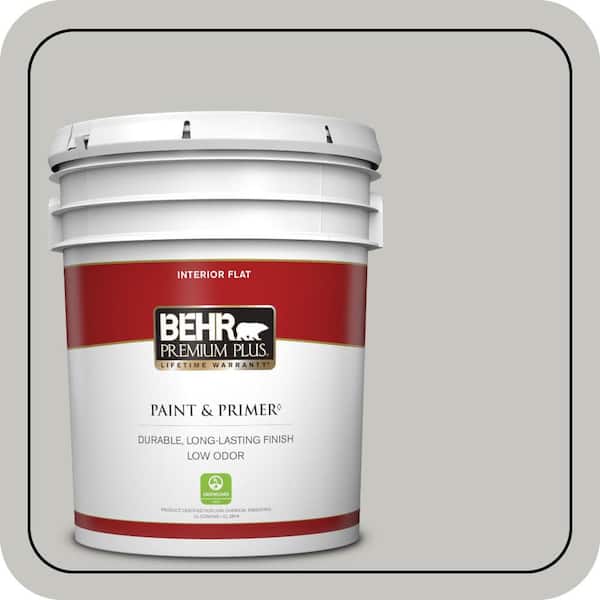 BEHR PREMIUM PLUS #PPF-29 Traditional Gray Enamel Low Odor & Primer (2)