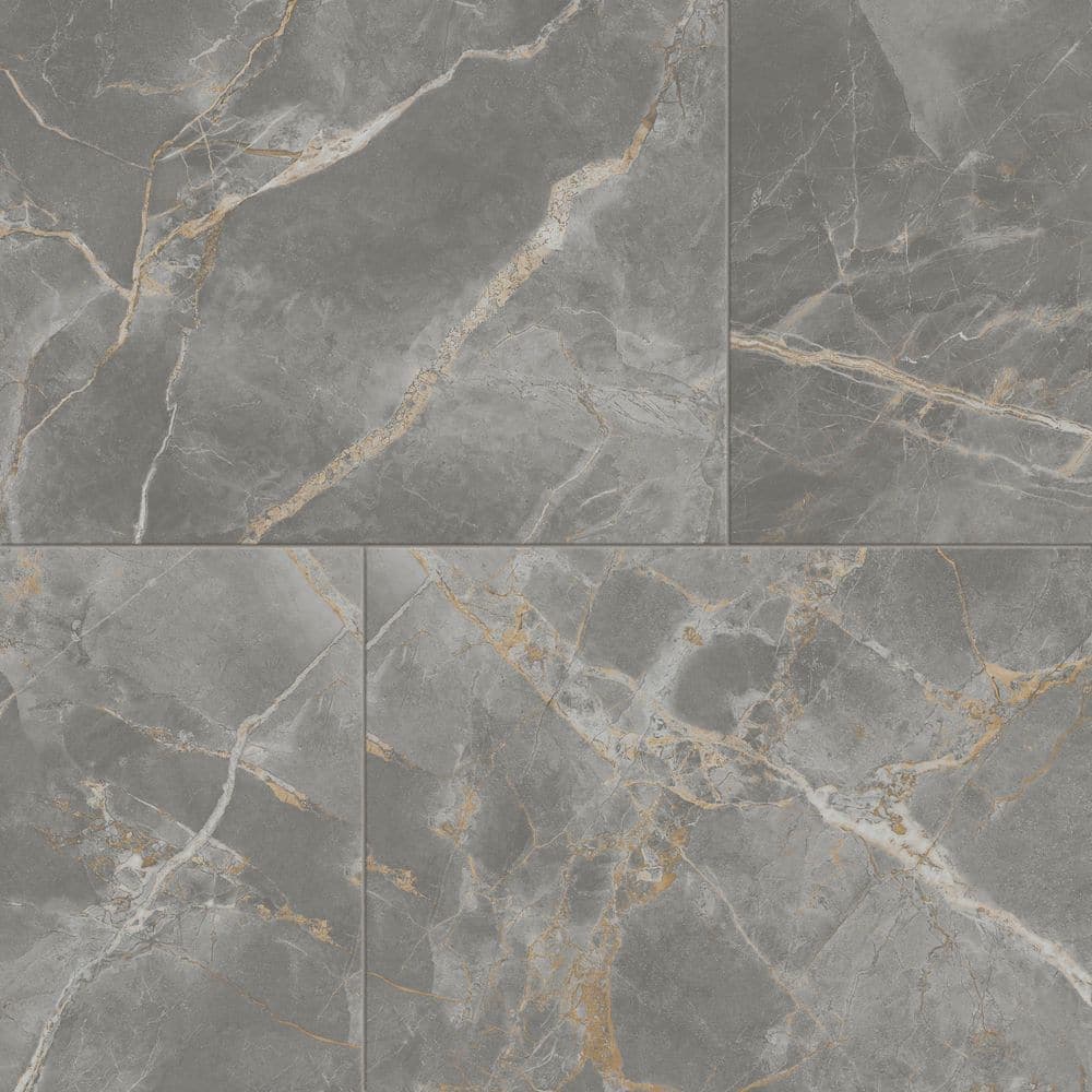 Corso Italia Impero Tuscan Gray Silk 24 in. x 48 in. Marble Look Porcelain Floor and Wall Tile (7.76 sq. ft./Each)