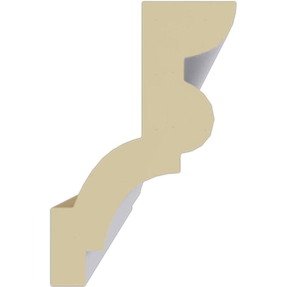 Ekena Millwork 1-7/8 in. x 2-7/8 in. x 94-1/2 in. Polyurethane Asa Smooth Crown Moulding (3)