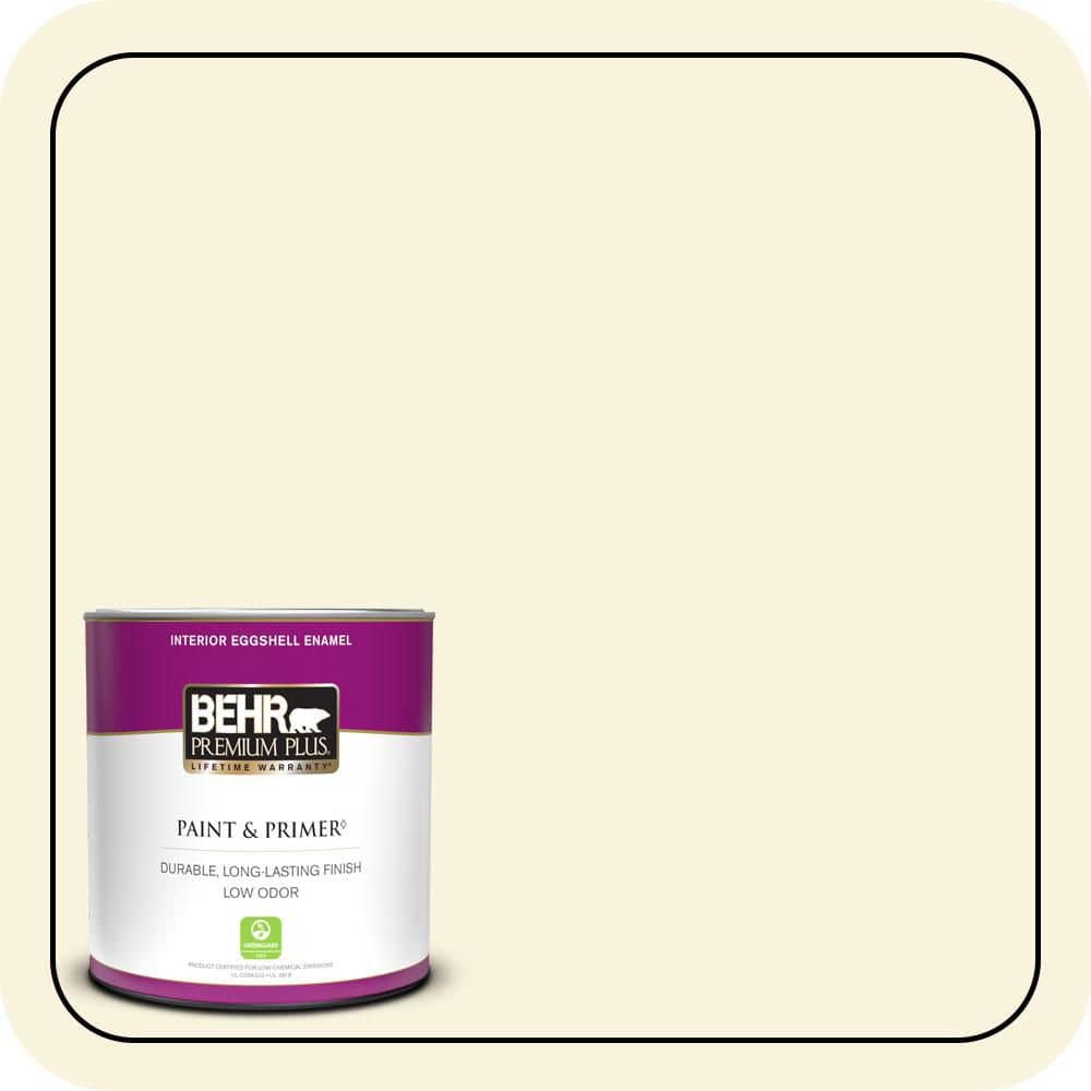 BEHR PREMIUM PLUS #390A-1 Star Dust Enamel Interior/Exterior Paint & Primer Color Sample (1)