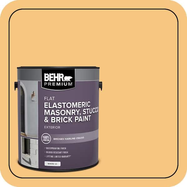 BEHR PREMIUM 1 gal. #PPU6-07 Jackfruit Elastomeric Masonry, Stucco and Brick Exterior Paint (2)