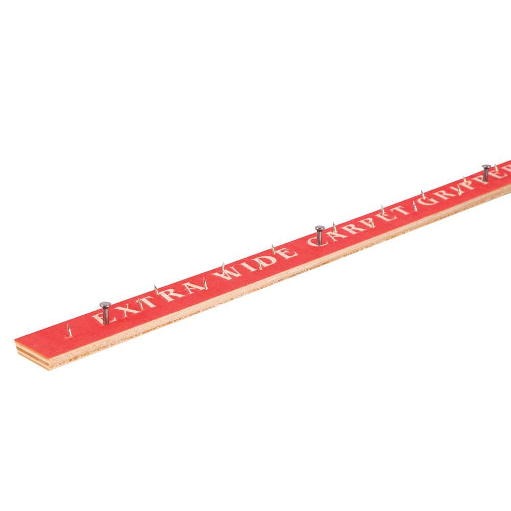 Halex Poplar 1 in. W x 4 ft. L Carpet Tack Strip for Wood Subfloors (100-Pack) (2)