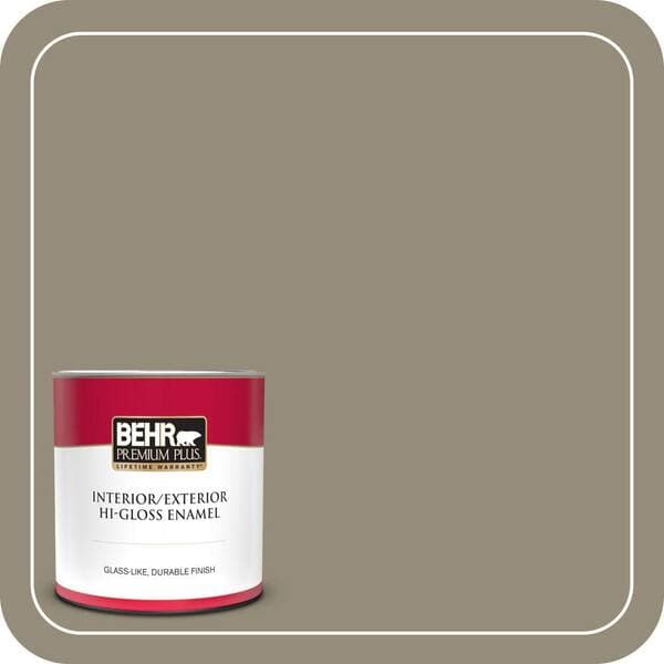 BEHR PREMIUM PLUS #770D-5 Carriage Door Flat Interior/Exterior Paint & Primer Color Sample (3)