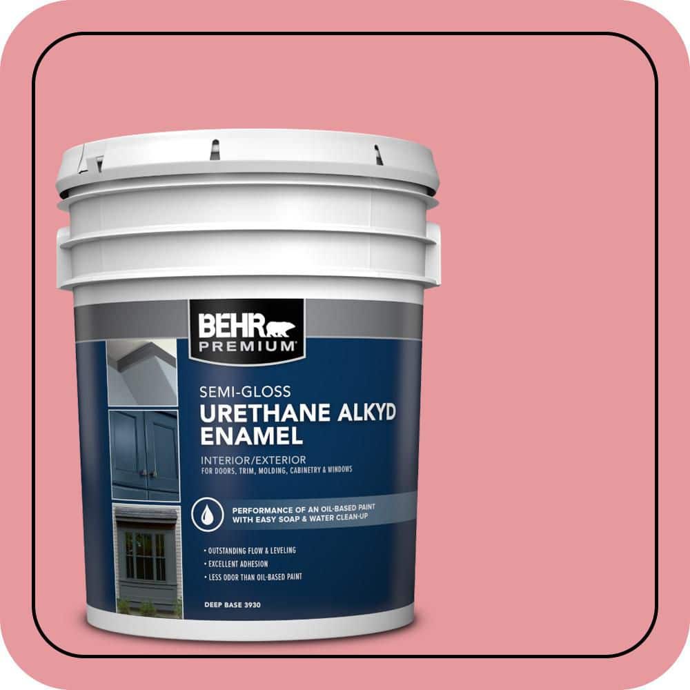 BEHR PREMIUM 5 gal. #P160-3 All Dressed Up Urethane Alkyd Semi-Gloss Enamel Interior/Exterior Paint