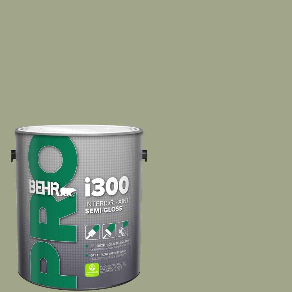 BEHR PRO 1 gal. #PPU11-07 Clary Sage Semi-Gloss Interior Paint