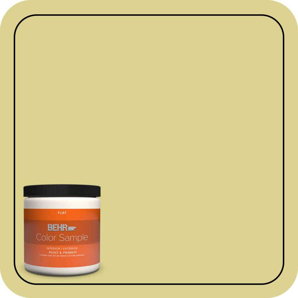 BEHR PREMIUM PLUS #T17-16 Thats My Lime Enamel Interior Stain-Blocking Paint and Primer (1)