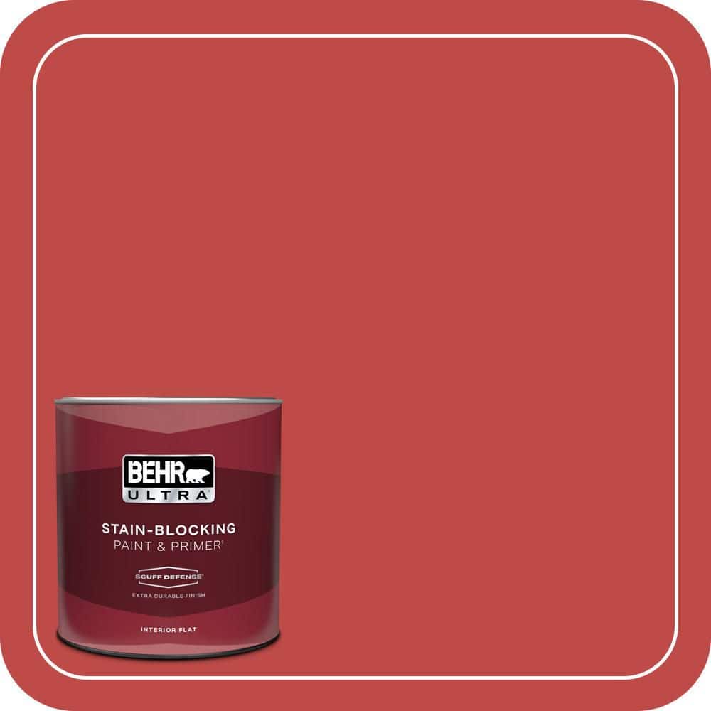 BEHR ULTRA 1 qt. #P160-6 Intrigue Extra Durable Flat Interior Paint & Primer