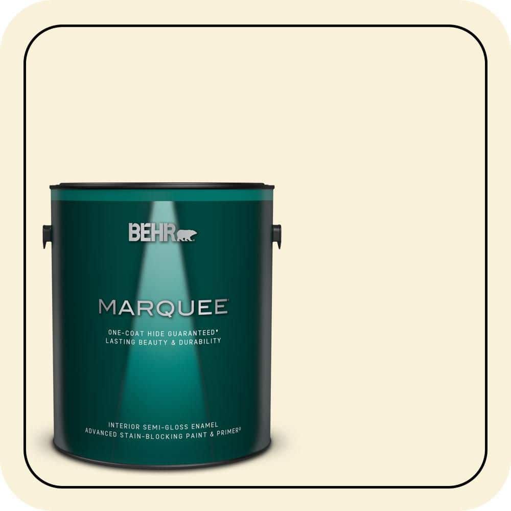BEHR MARQUEE 1 gal. #W-B-310 Glow Semi-Gloss Enamel Interior Paint & Primer