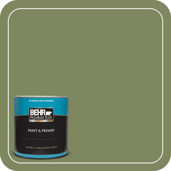 BEHR PREMIUM PLUS #PPU10-02 Tuscany Hillside Flat Low Odor & Primer (4)