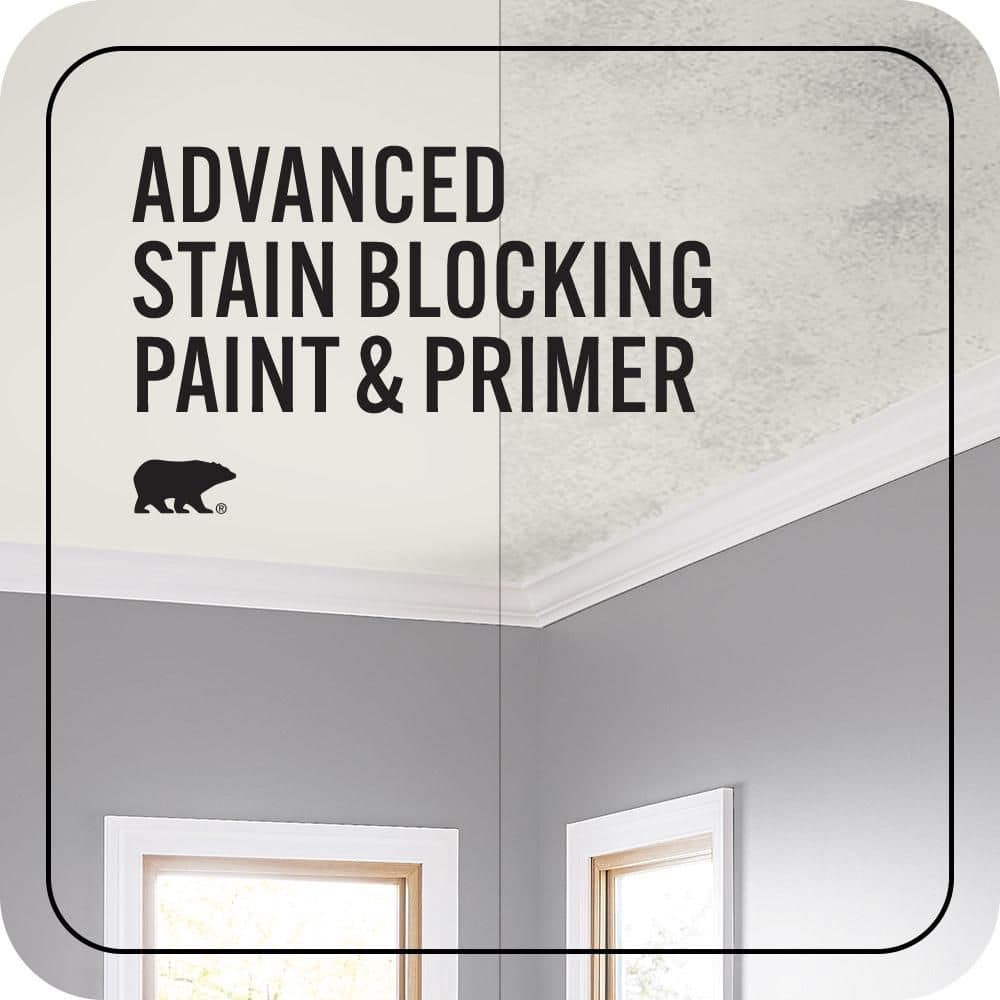 BEHR MARQUEE 1 gal. #PPU18-08 Painters White Ceiling Flat Interior Paint & Primer (3)