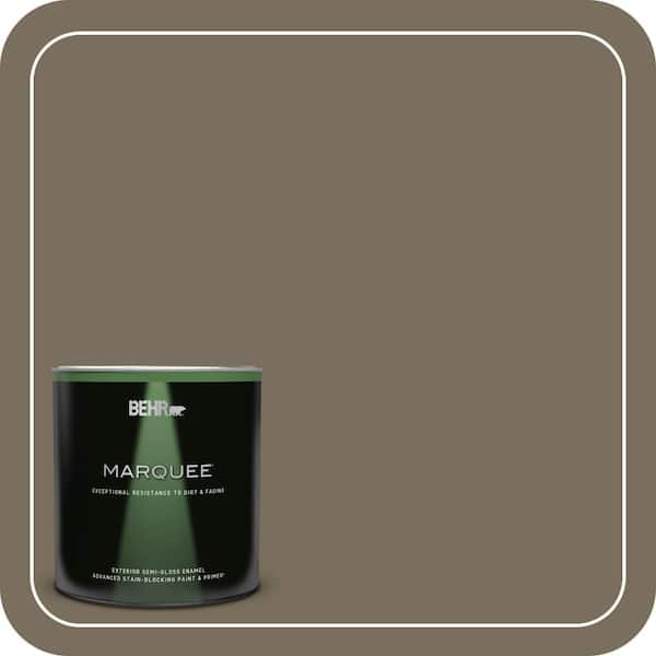 BEHR PREMIUM PLUS #730D-6 Coconut Husk Enamel Low Odor & Primer (4)