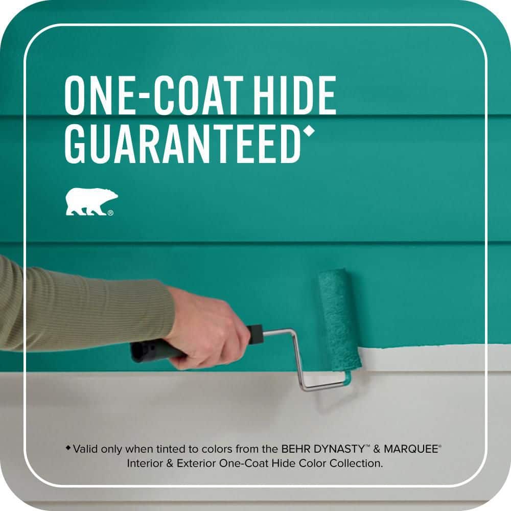 BEHR MARQUEE 1 gal. #P450-7 Mystic Turquoise Satin Enamel Exterior Paint & Primer (3)
