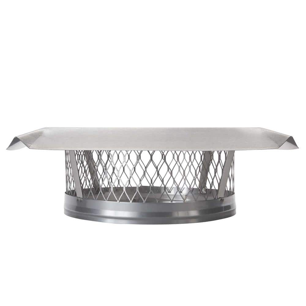 HY-C 12 in. Round Clamp-On Single Flue Liner Chimney Cap in Stainless Steel (3)