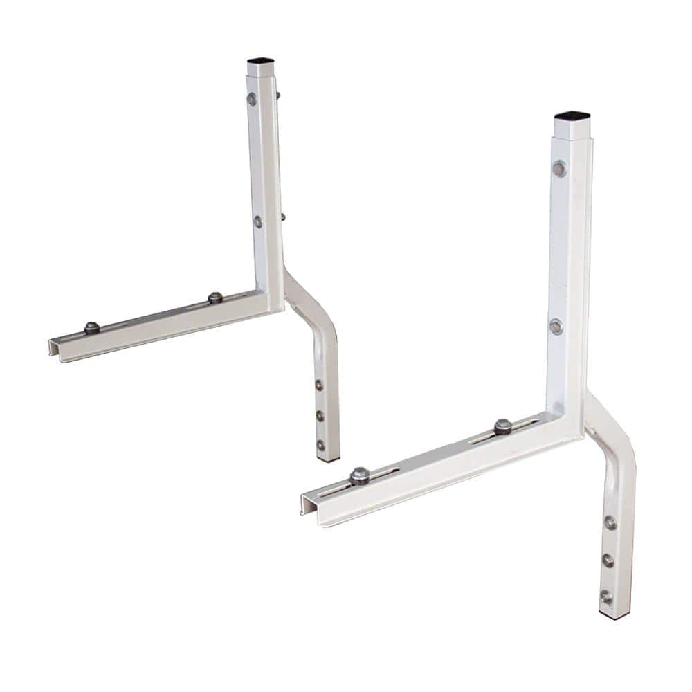 QUICK-SLING Universal Mini-Split Concrete Foundation Mounted Variable Width Wall Bracket (1)