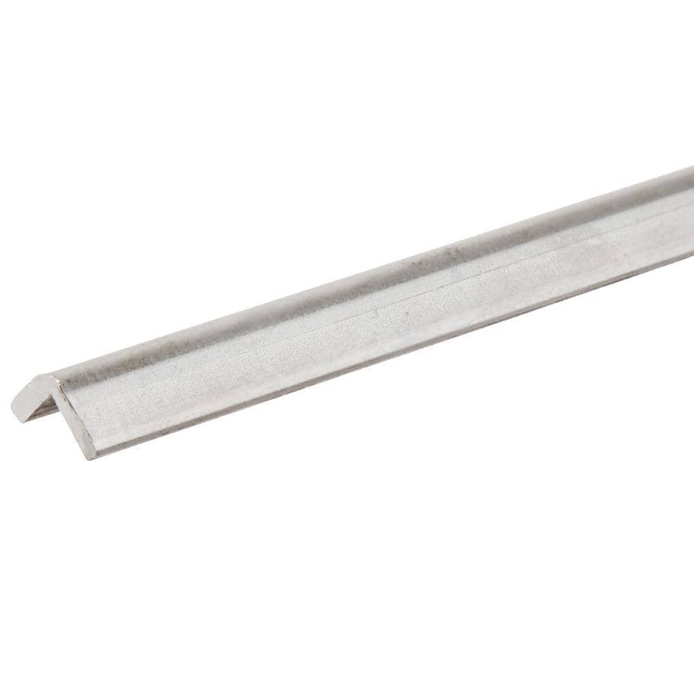 Everbilt 1/2 in. x 4 ft. - 1/8 in. Thick Plain Steel Angle (3)