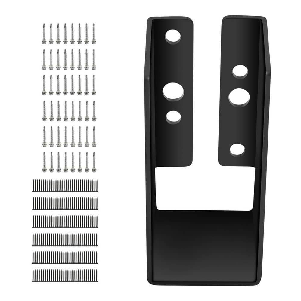 SVOPES Concealed Joist Hanger, 2 in. x 4 in. Outdoor Concealed-Flange, 24 Pack Steel Powder-Coated Face Mount Joist Bracket (1)