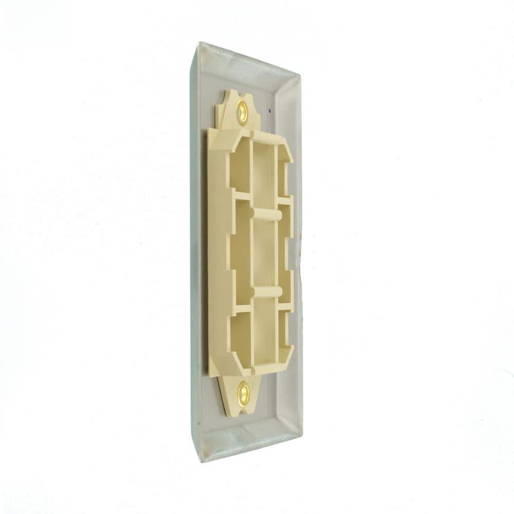 Leviton Stainless Look 1-Gang Audio/Video Wall Plate (1-Pack) 43080-1S3 (3)
