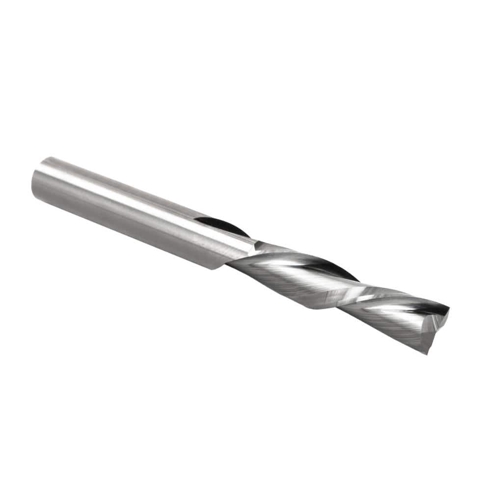 ‎POWERTEC 1/4 in. Shank Solid Carbide Spiral Router Bit with Down Cut, 1/4 in. Cutting Diameter and 1 in. Cutting Length