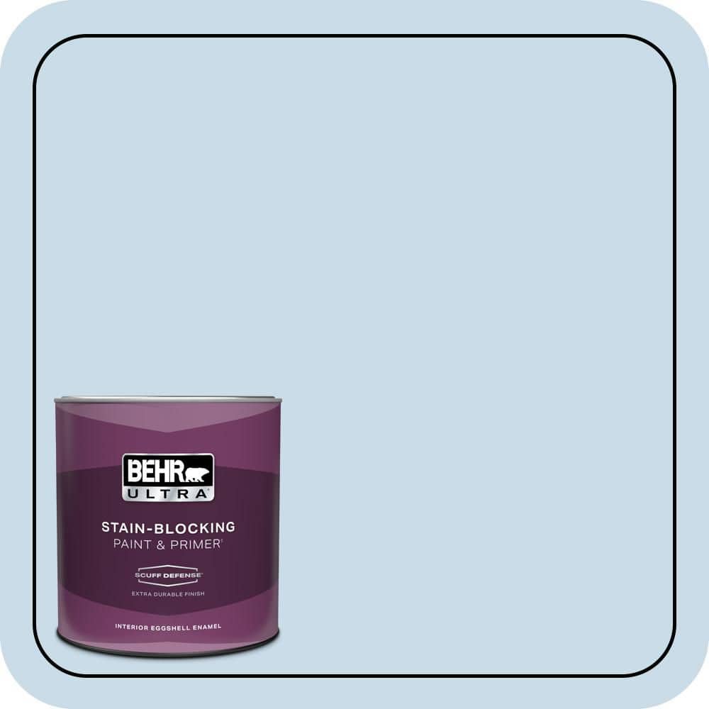 BEHR ULTRA 1 qt. #M510-1 Blue Me Away Extra Durable Eggshell Enamel Interior Paint & Primer