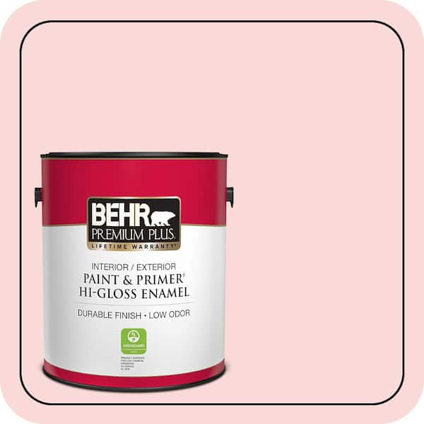 BEHR PREMIUM PLUS #140A-2 Coy Pink Enamel Low Odor & Primer (4)