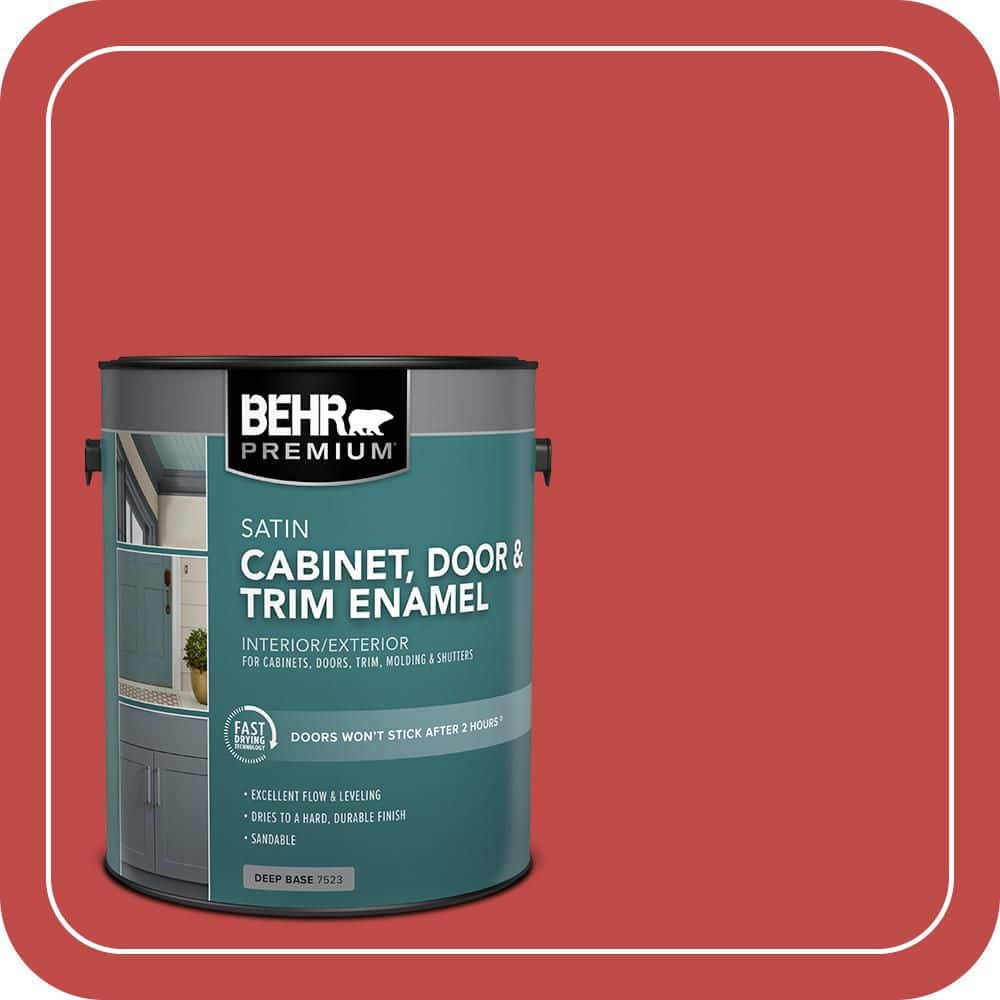 BEHR PREMIUM 1 gal. #P160-6 Intrigue Satin Enamel Interior/Exterior Cabinet, Door & Trim Paint