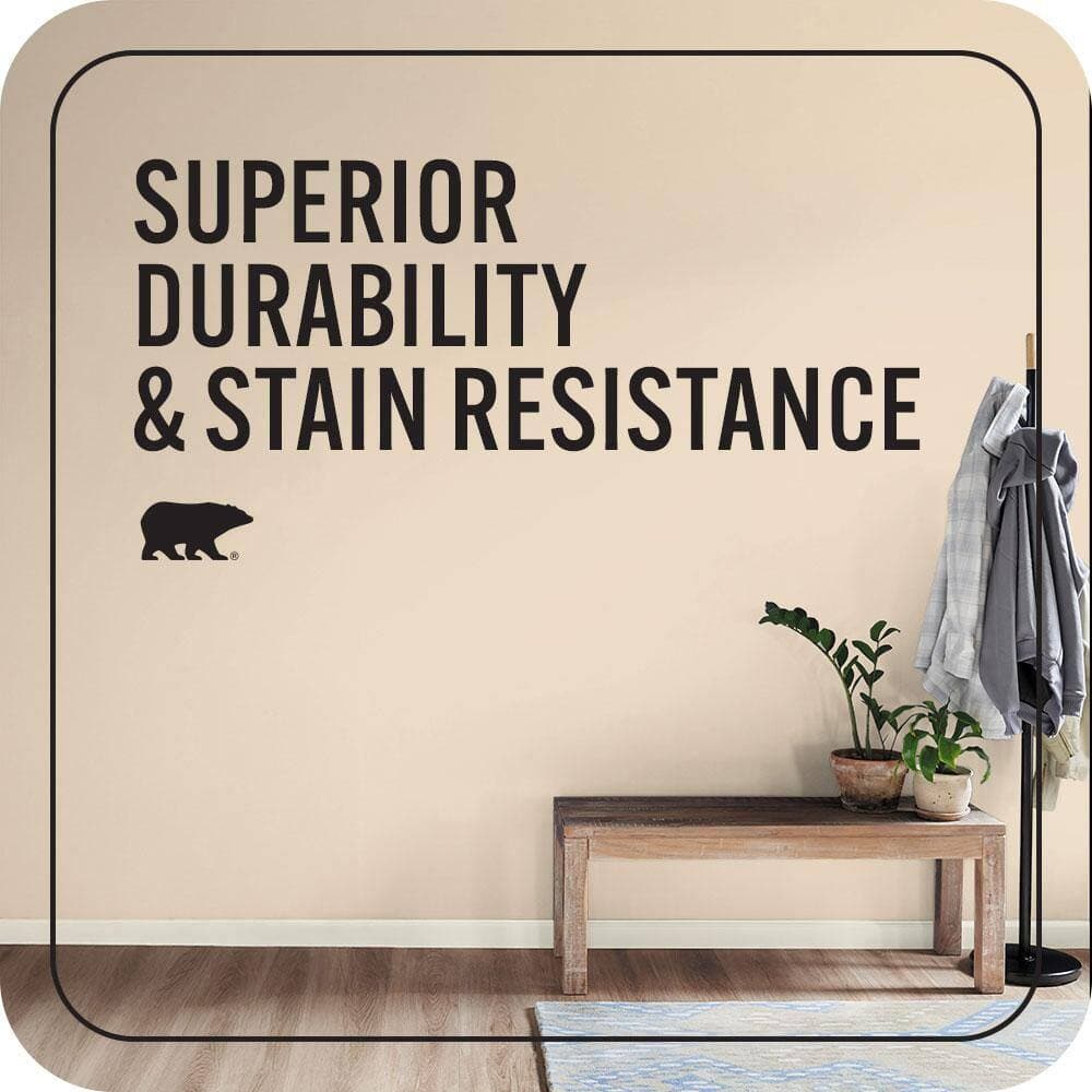 BEHR MARQUEE 5 gal. #PPH-14 Roasted Almond Satin Enamel Interior Paint & Primer (4)