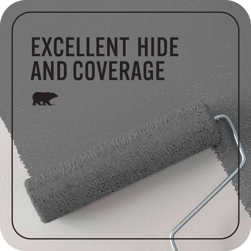 BEHR PREMIUM PLUS #N520-5 Iron Mountain Flat EcoMix Plant-Based & Primer (2)