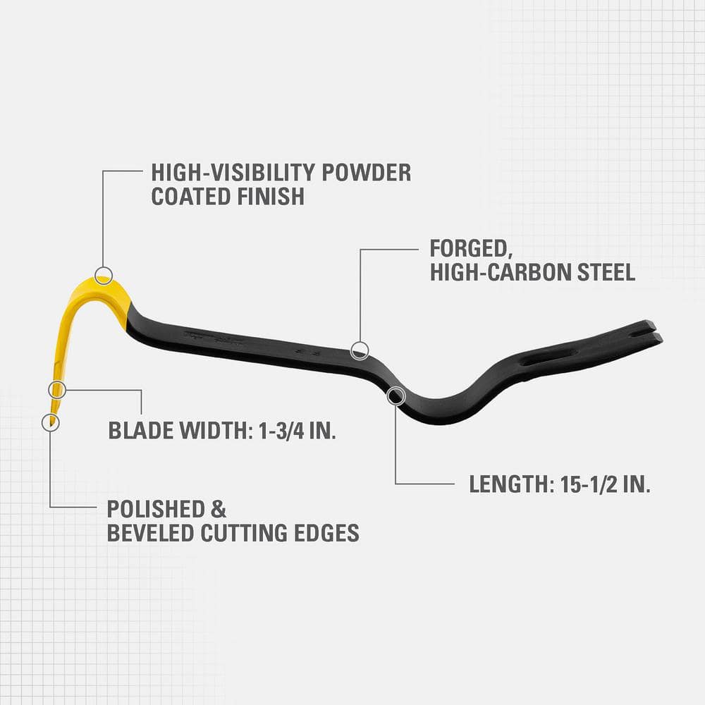 Stanley 15-1/2 in. Super Wonder Bar Pry Bar (2)