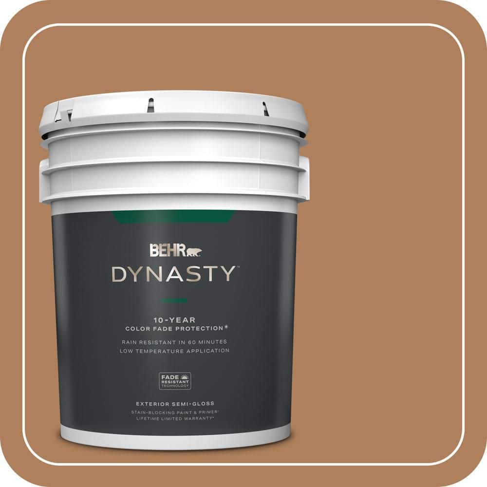 BEHR DYNASTY 5 gal. #T14-12 Coronation Semi-Gloss Exterior Stain-Blocking Paint & Primer