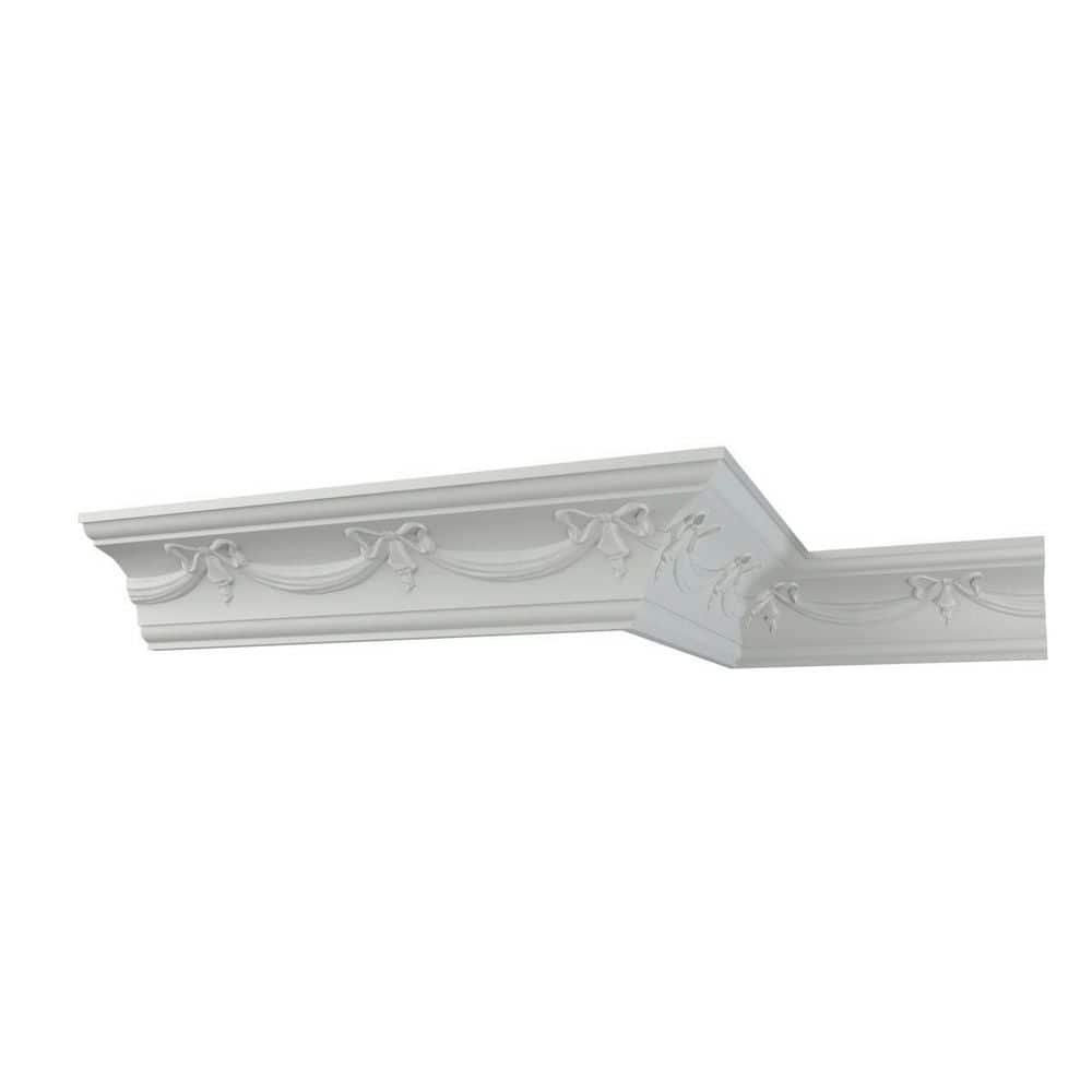 Ekena Millwork Nevada 2.75 in. D x 4 in. W x 96 in. L Polyurethane Crown Moulding (1)