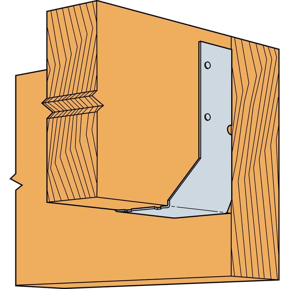 Simpson Strong-Tie LUC 2 in. x 6 in. Stainless-Steel Face-Mount Concealed-Flange Joist Hanger for Nominal Lumber (3)