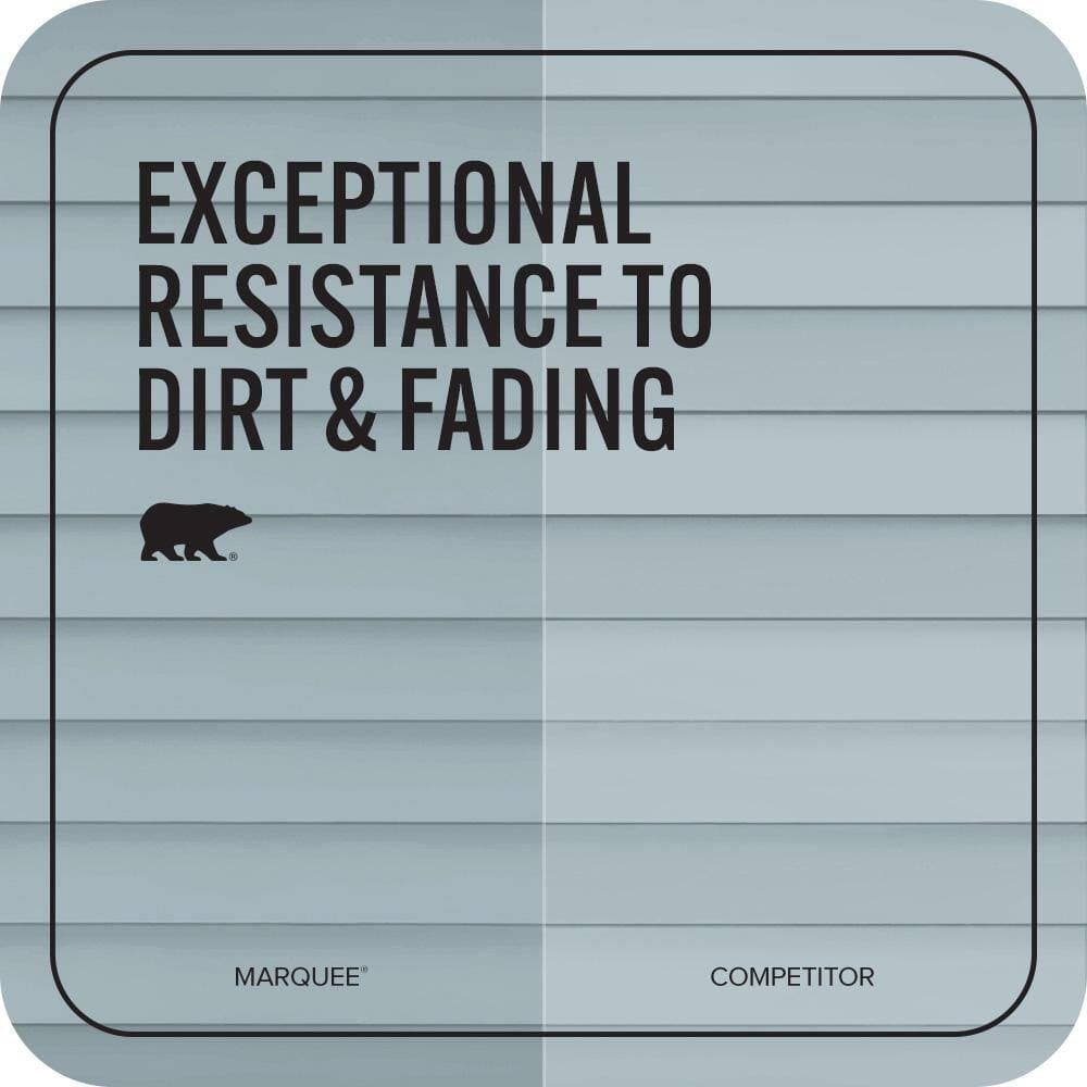 BEHR MARQUEE 1 gal. #540E-3 Blue Fox Flat Exterior Paint & Primer (4)
