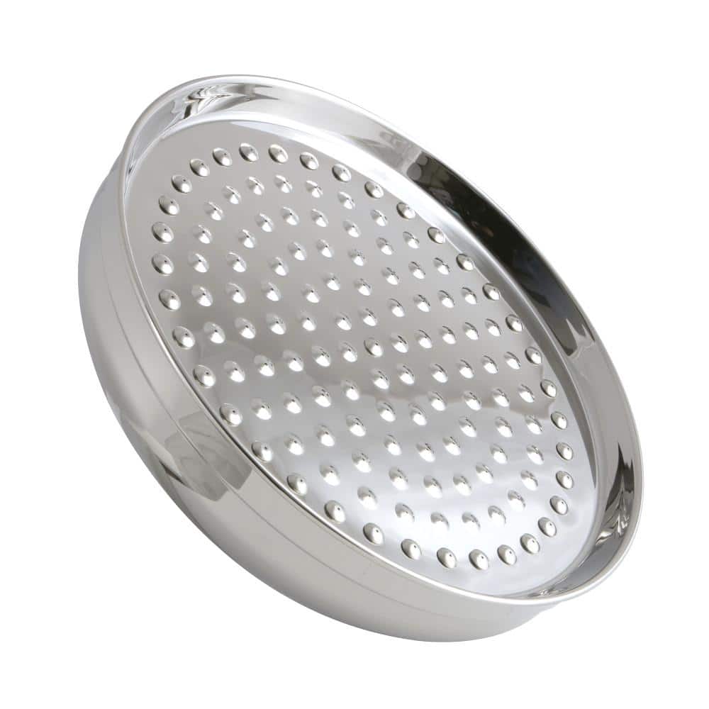 Kingston Brass Trimscape 1-Spray Patterns 10 in. Ceiling Mount Fixed Shower Head with 17 in. Shower Arm in Polished Nickel (2)